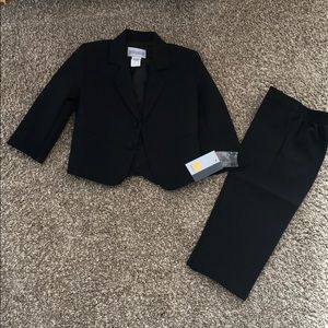 3 piece black toddler suit 2T